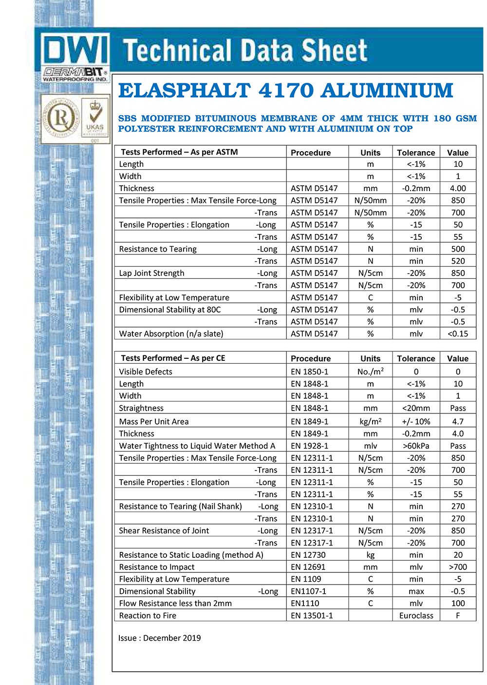 ELASPHALT 4170 Aluminium