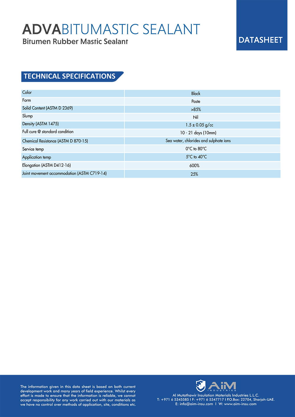 ADVABITUMASTIC SEALANT - Page 2