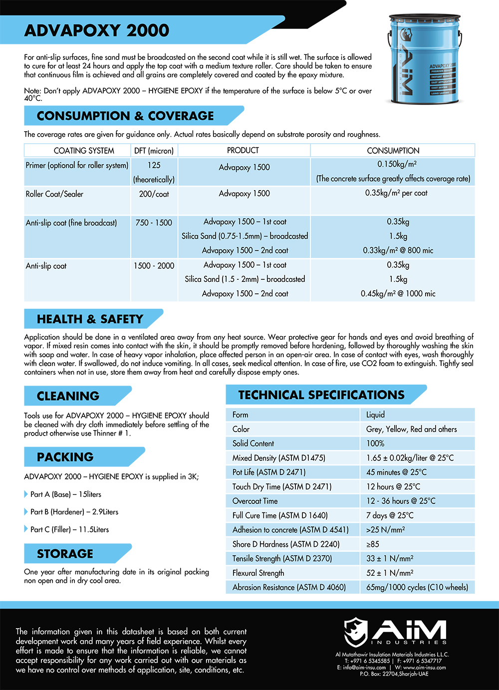 ADVAPOXY 2000 - Page 2