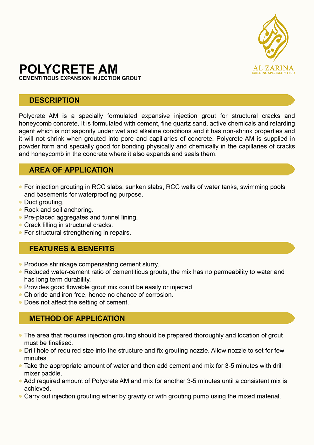 POLYCRETE AM