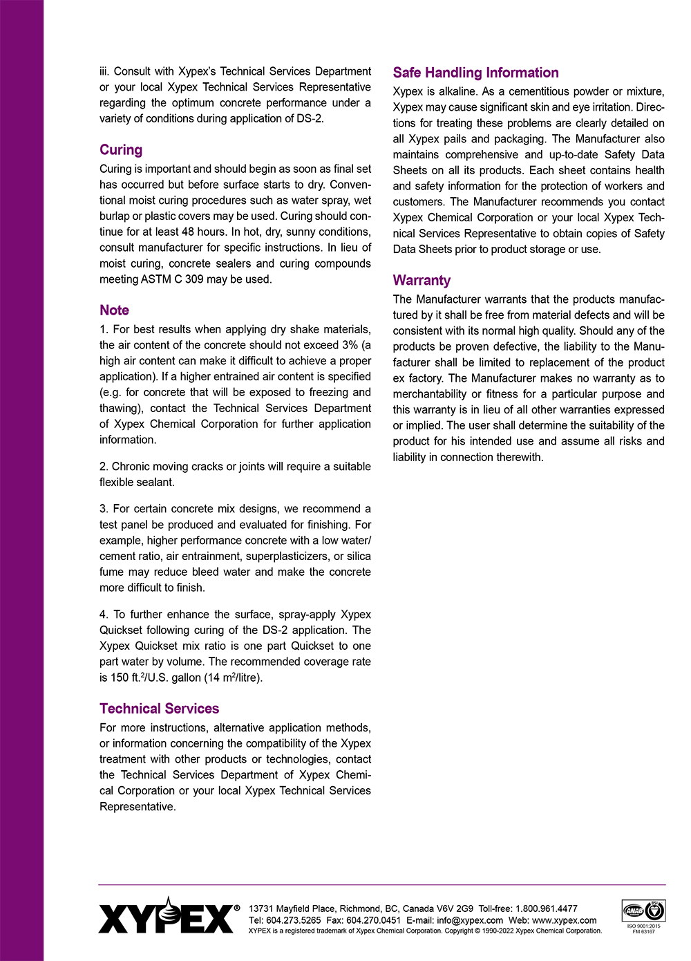 XYPEX CONCENTRATE DS-2 - Page 4