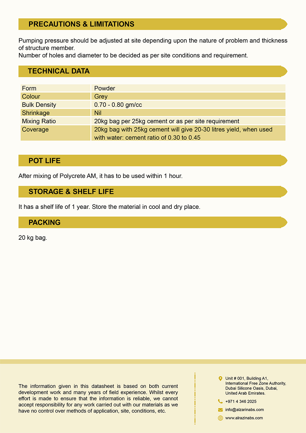 POLYCRETE AM - Page 2