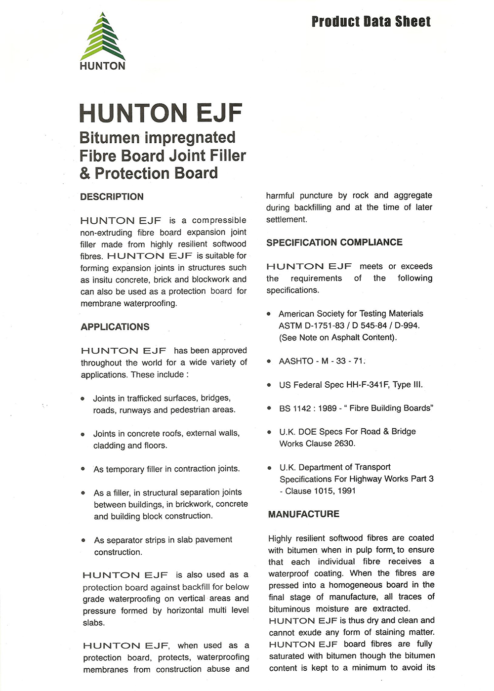 HUNTON EJF